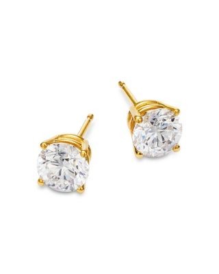 Bloomingdale's Fine Collection Certified Diamond Colorless Stud Earrings in 18K Yellow Gold, 1.50 tcw
