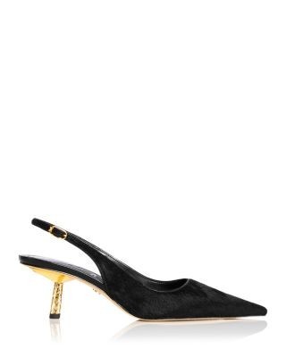 Sam Edelman Women's Bianka Calf Hair Slingback Pumps