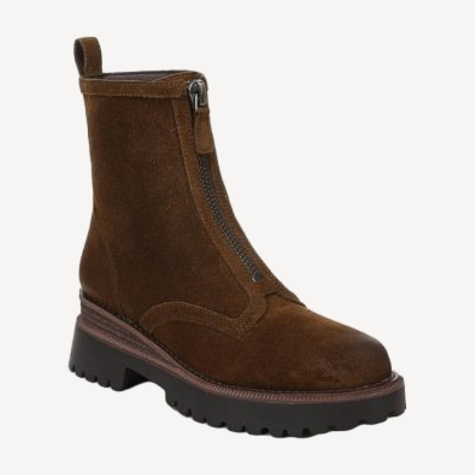 Sam Edelman Women's Grove Zip Front Suede Boots