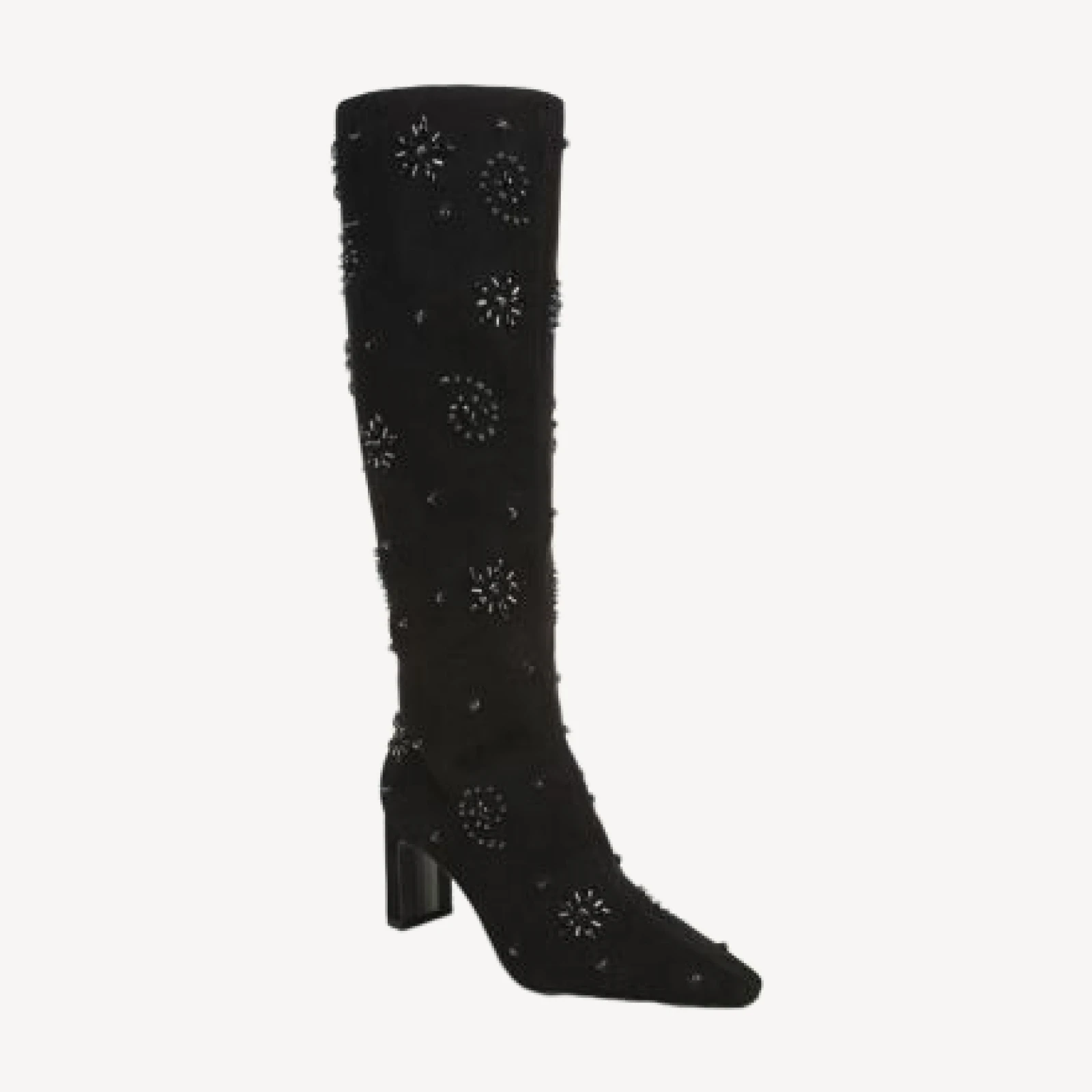 Sam Edelman Women's Sylvia Bloom Beaded Knee High Boots