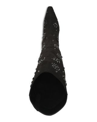 Sam Edelman Women's Sylvia Bloom Beaded Knee High Boots