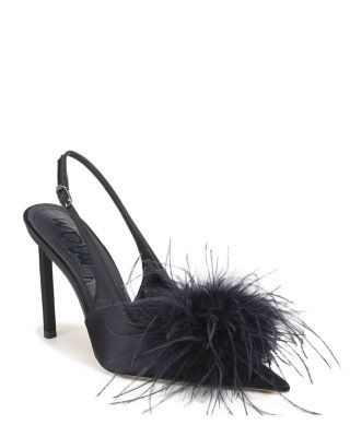 Sam Edelman Women's Tegan Feather Slingback Pumps
