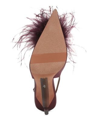 Sam Edelman Women's Tegan Feather Slingback Pumps