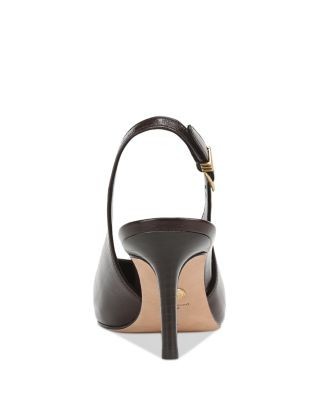 Veronica Beard Women's Luciana Leather Slingbacks