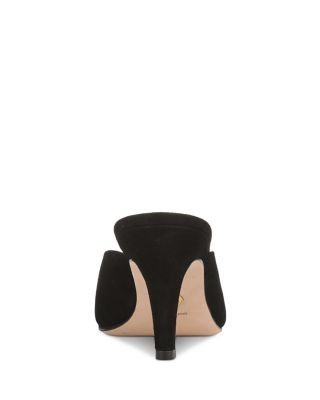 Veronica Beard Women's Rochelle Cabochon Suede High Heel Mules