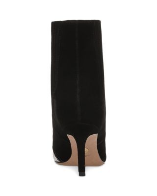 Veronica Beard Women's Lisa Western Mid Heel Ankle Boots