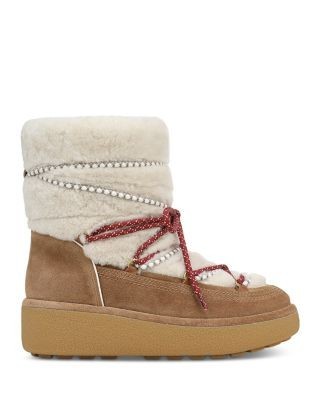 Veronica Beard Women's Kirsta Suede & Shearling Winter Boots