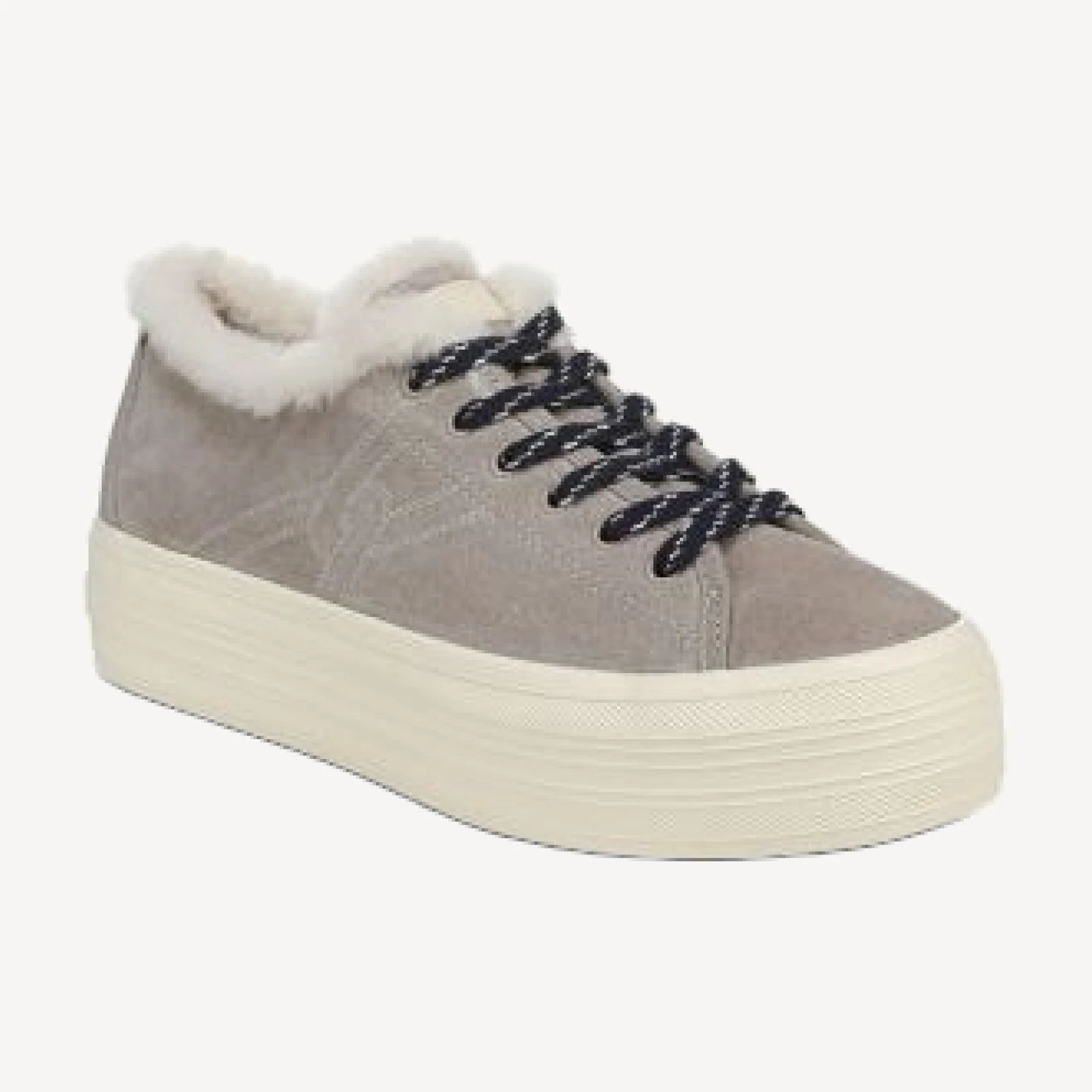 Veronica Beard Women's Truett Shearling Lined Platform Sneakers