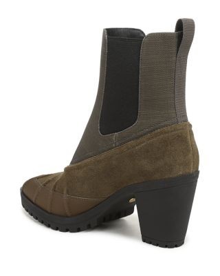 Veronica Beard Women's Taryn Leather High Heel Chelsea Boots