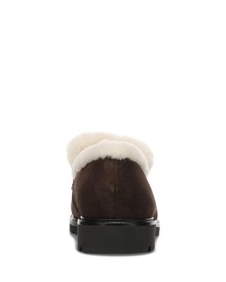 Vince Women's Siena Lug Shearling Penny Loafers