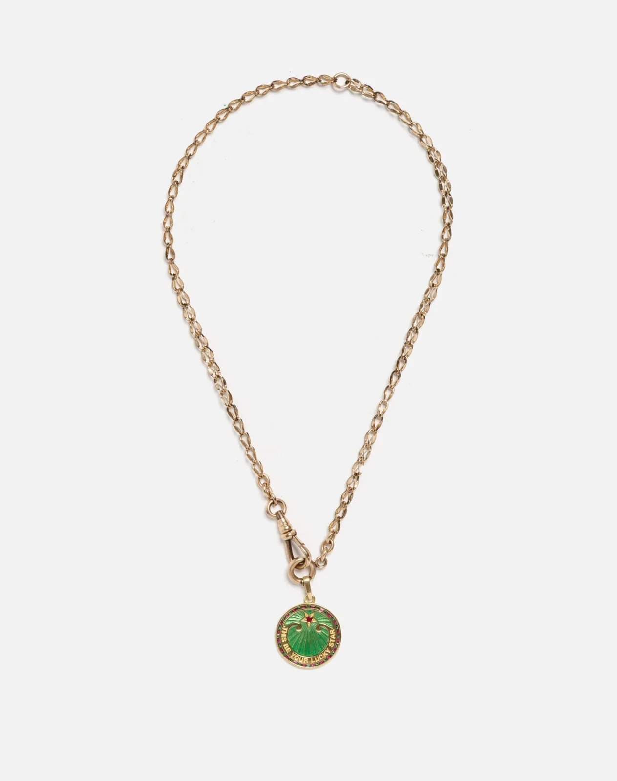 RE/DONE Vintage | 90s18k Lucky Star Pendant Necklace