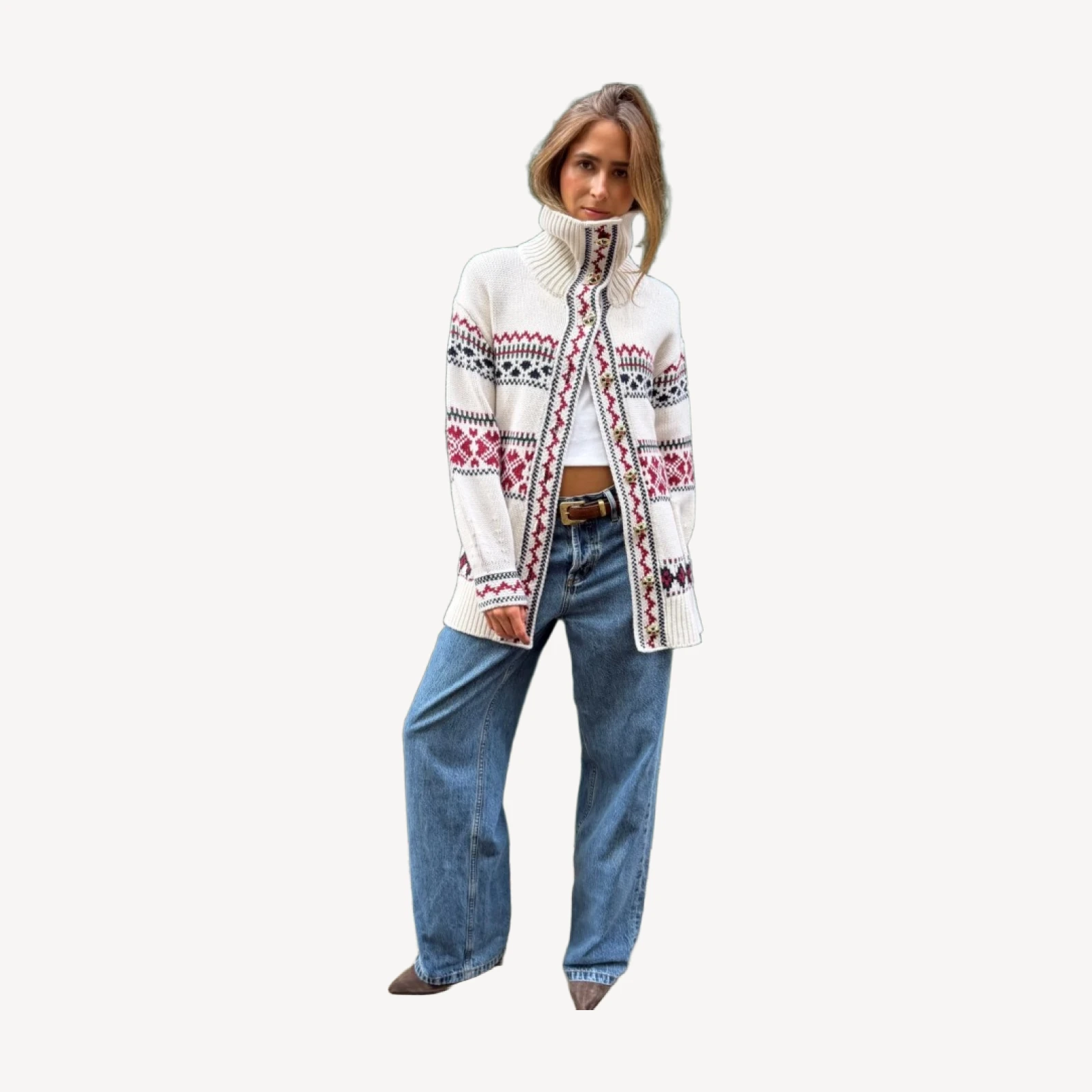 The Tara Sweater - Courchevel Fair Isle