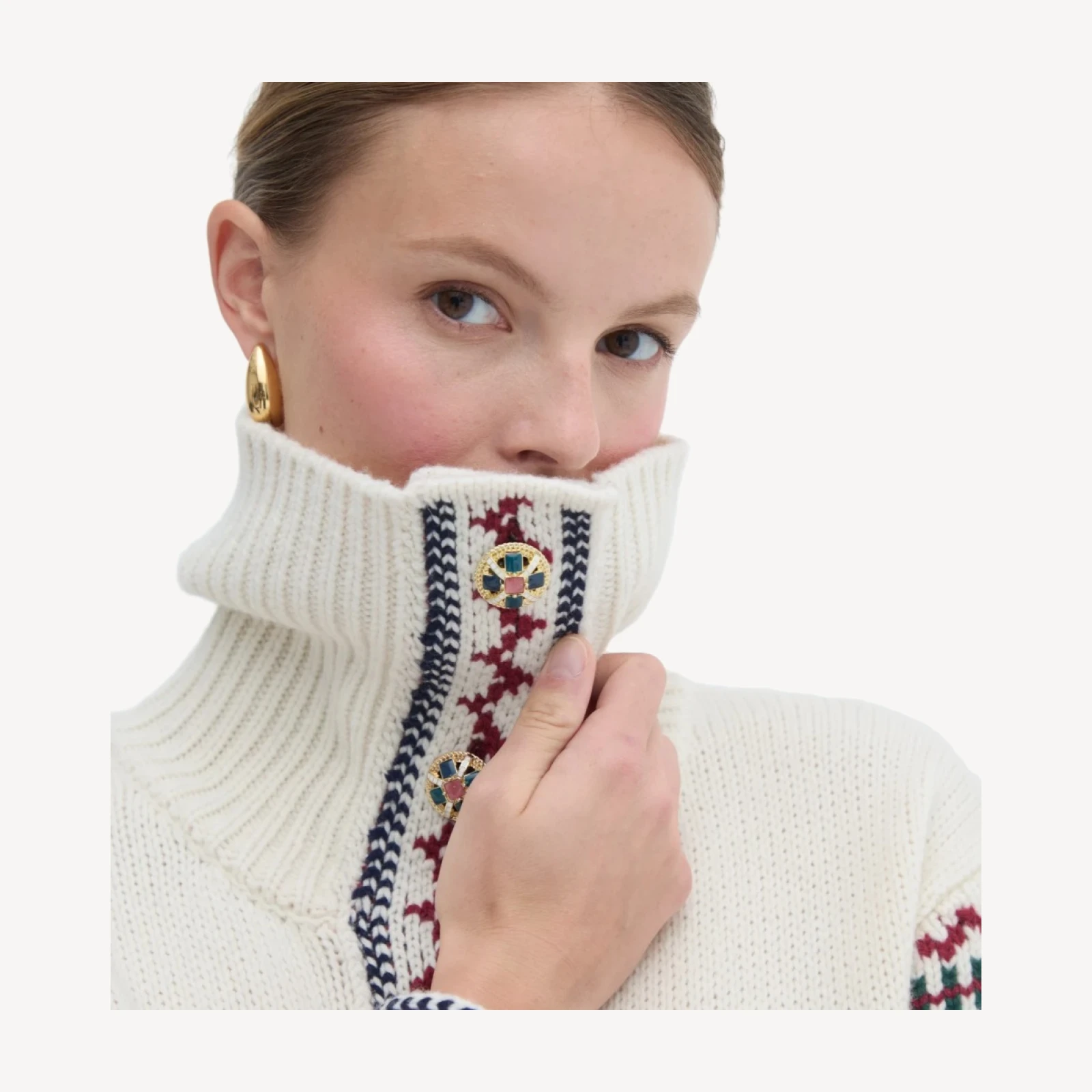 The Tara Sweater - Courchevel Fair Isle