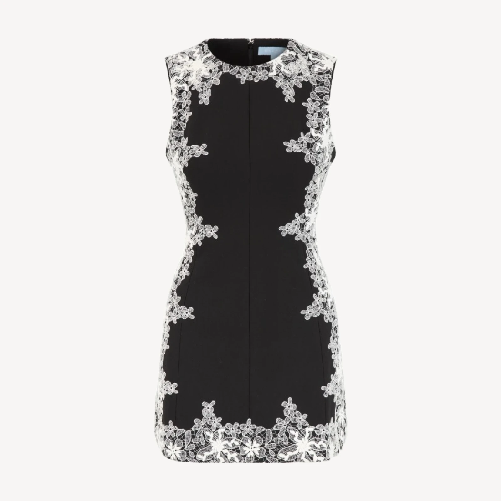 The Rue Dress - Black with Ivory Lace