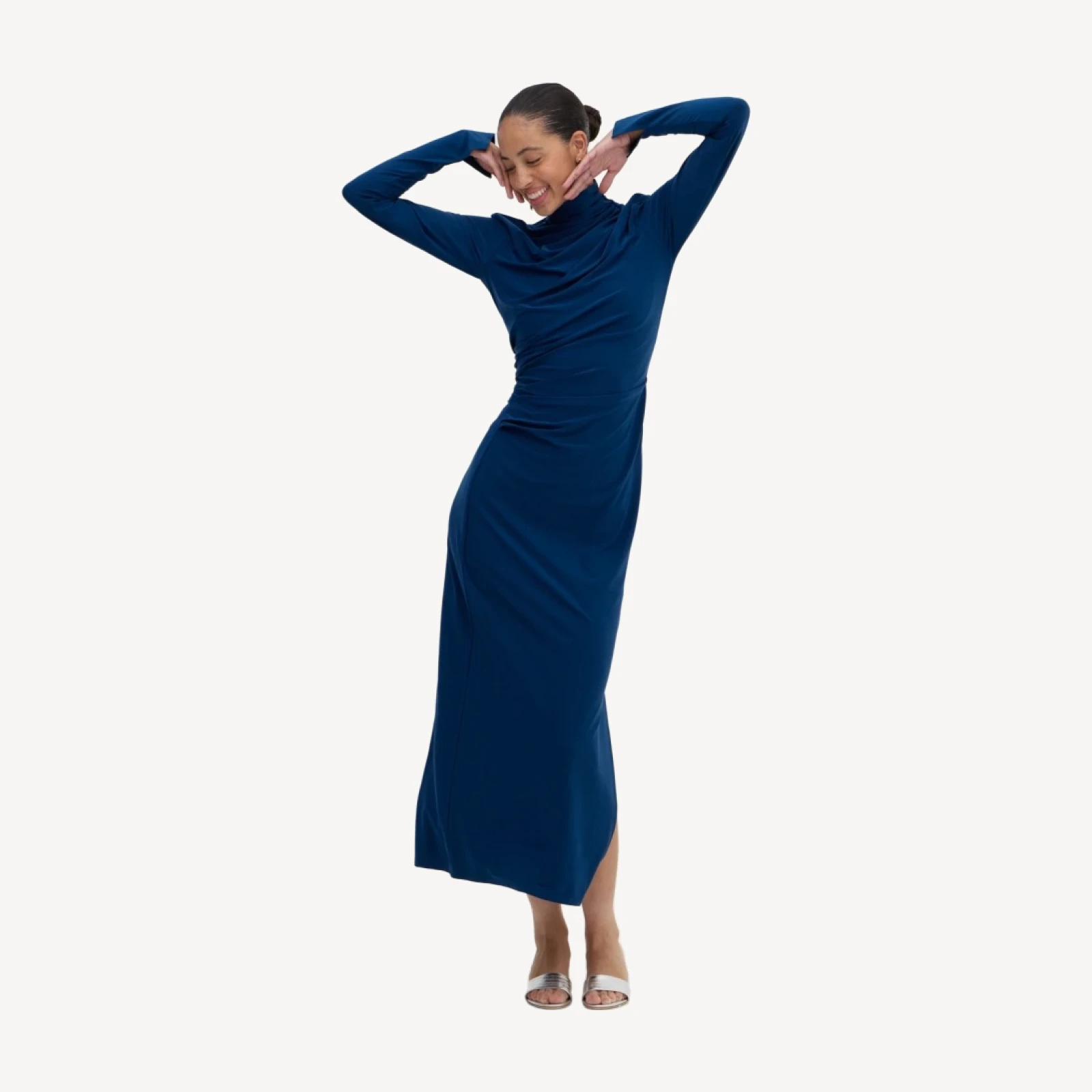 The Rizzo Dress - Peacock Blue