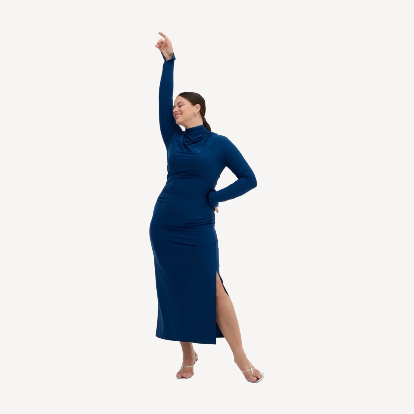 The Rizzo Dress - Peacock Blue