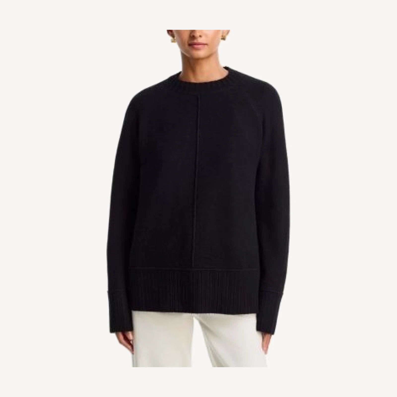 Aqua Ariadne Center Seam Raglan Sleeve Sweater - Exclusive