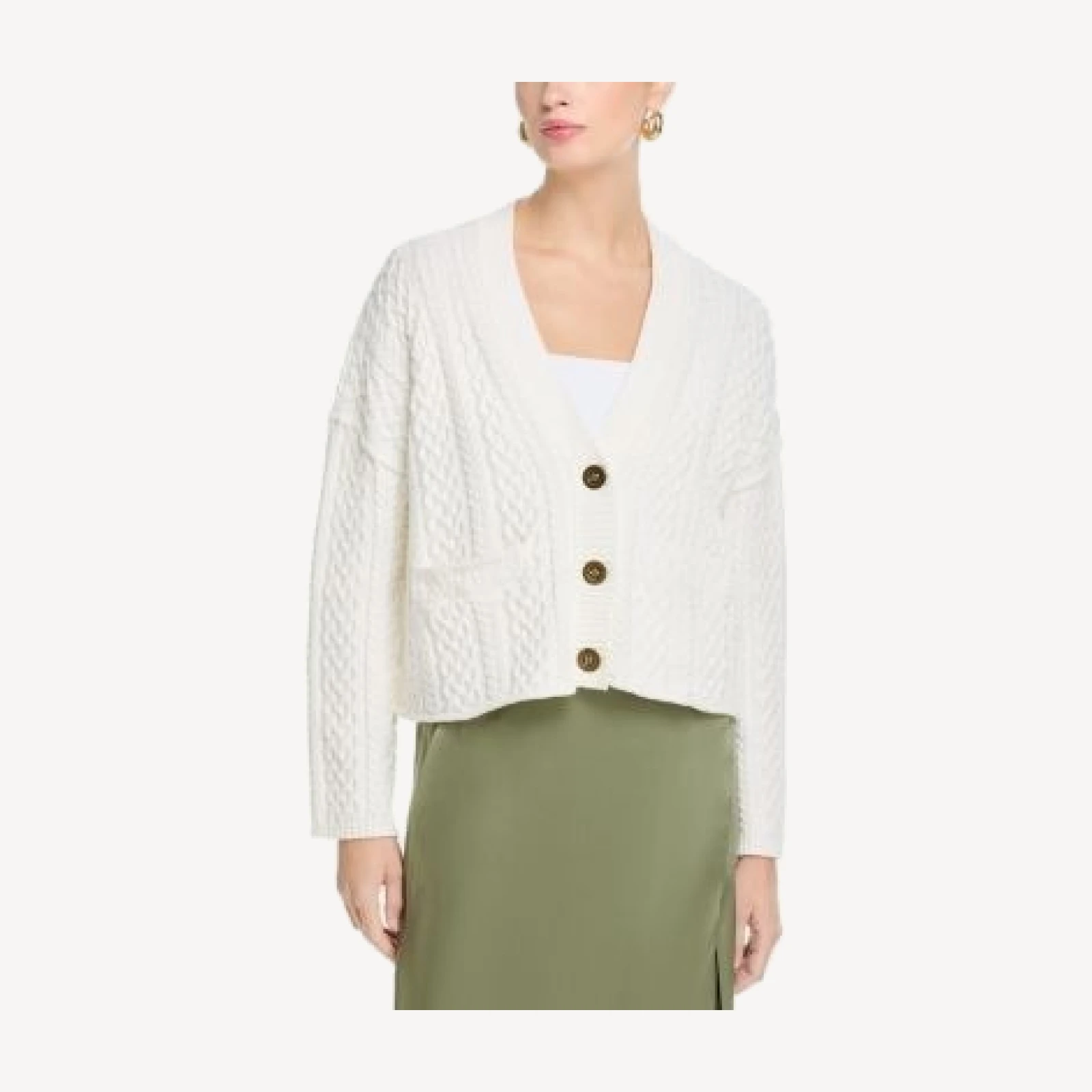 Aqua Cable Cardigan - Exclusive