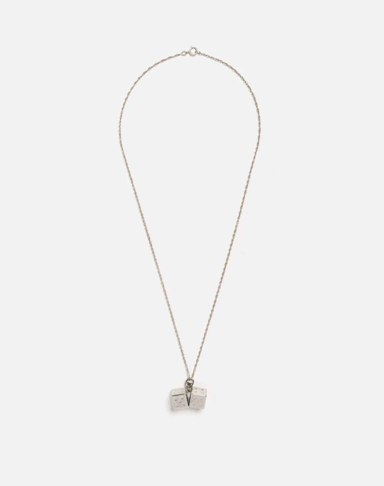 RE/DONE Vintage | 60s Sterling Dice Necklace