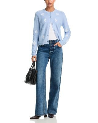 Aqua Embroidered Cardigan - Exclusive