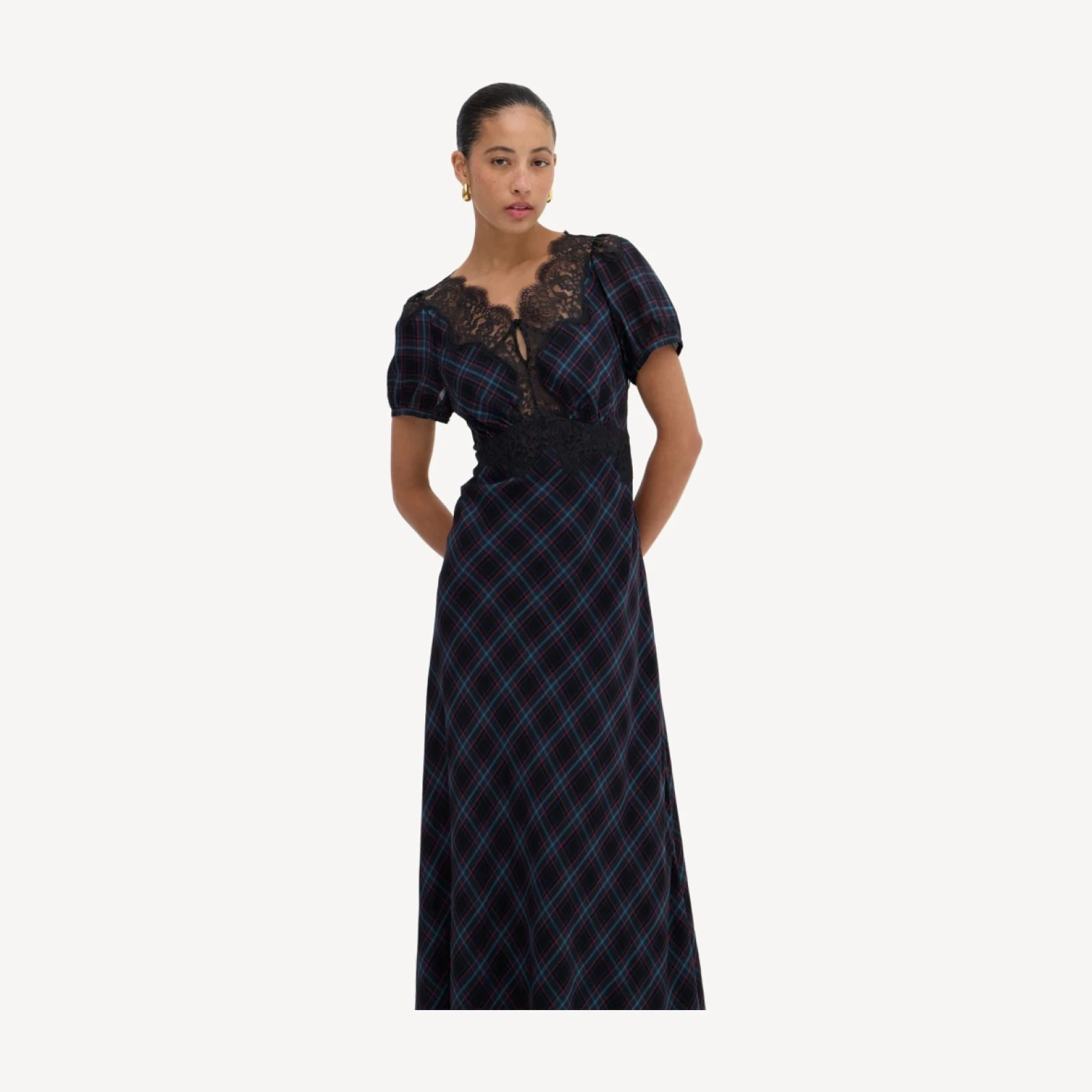 The Oakley Dress - Jewel Tartan