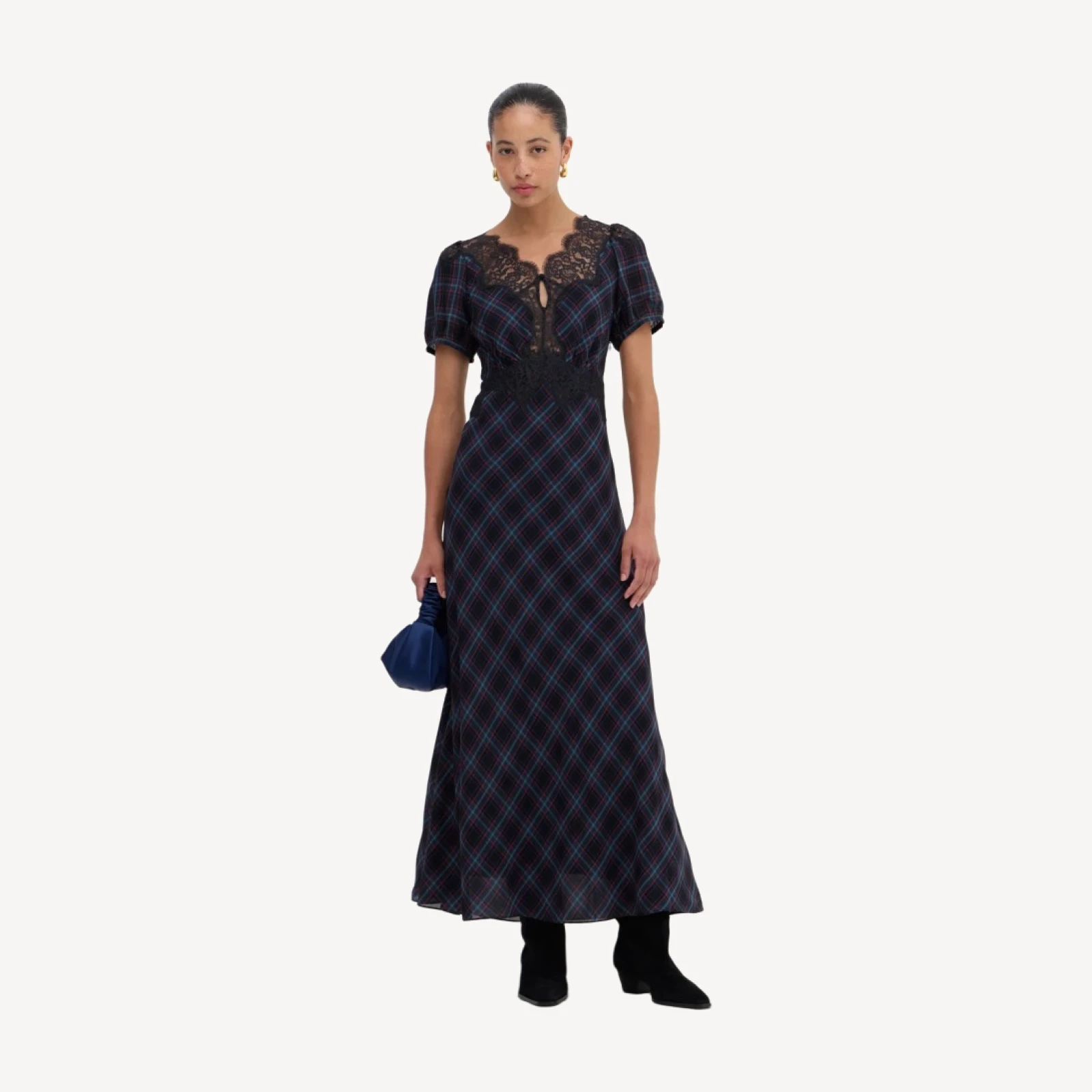 The Oakley Dress - Jewel Tartan