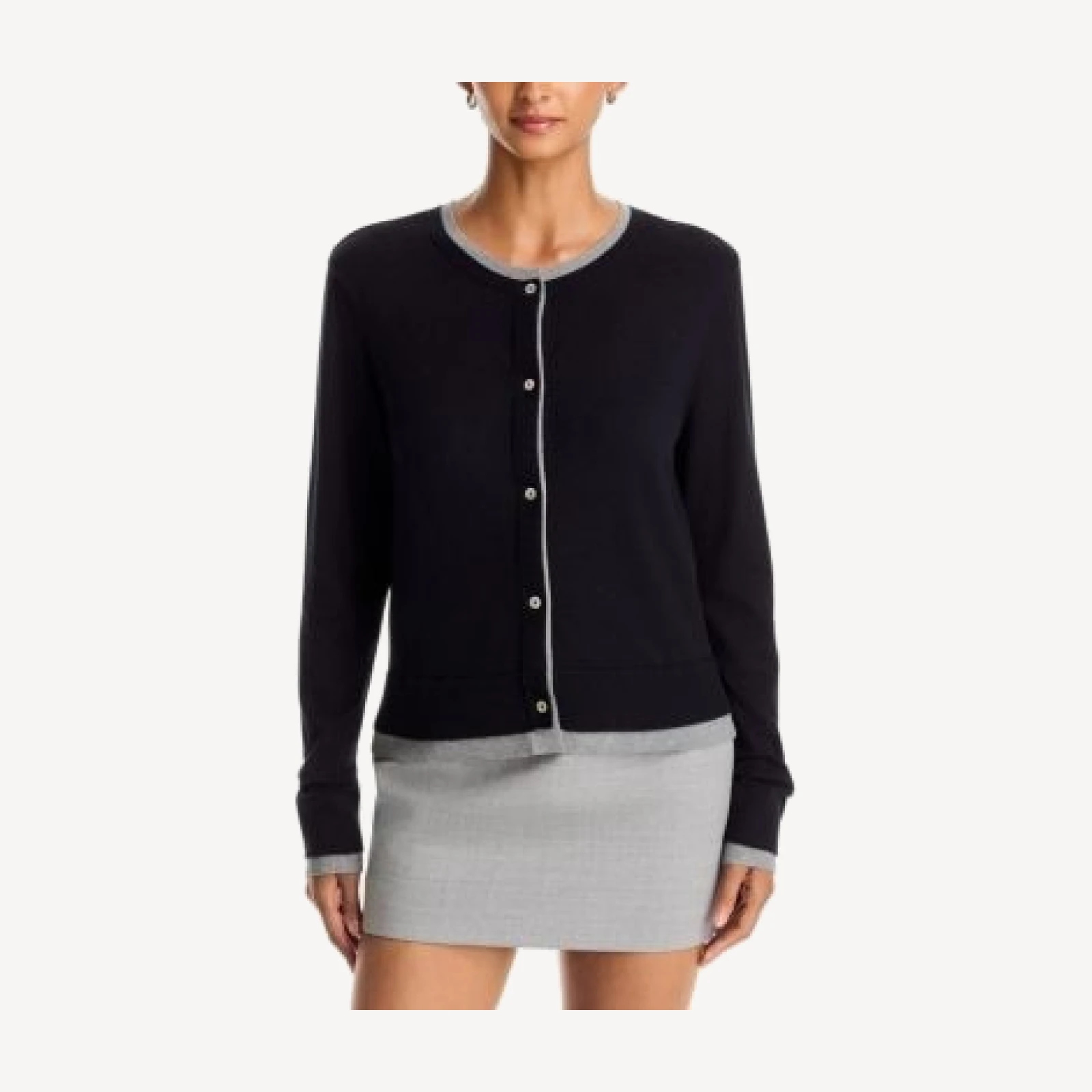 Aqua Mahlia Double Layer Cardigan - Exclusive