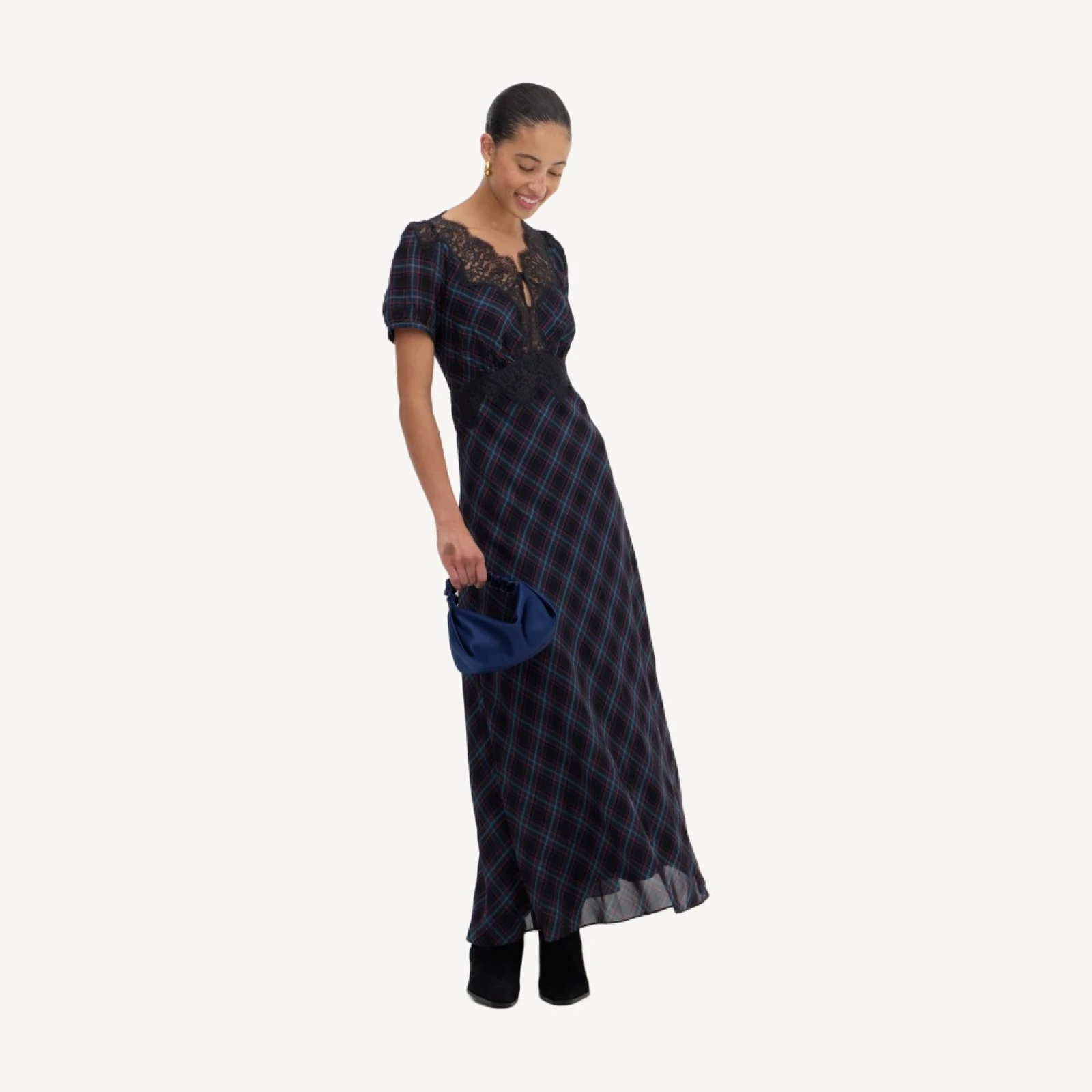 The Oakley Dress - Jewel Tartan
