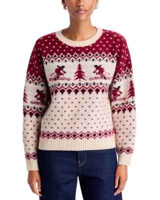 Aqua Fair Isle Skier Sweater - Exclusive
