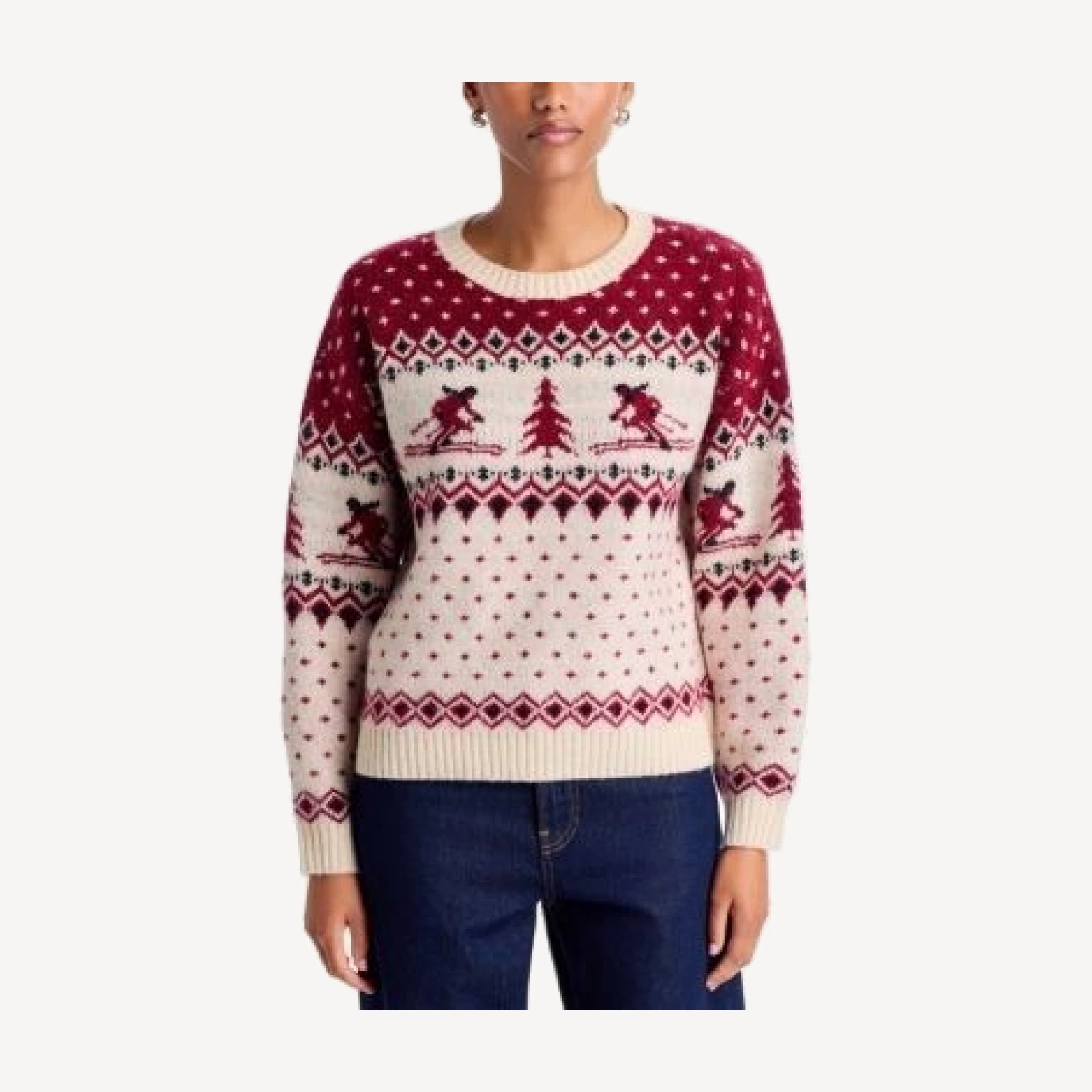 Aqua Fair Isle Skier Sweater - Exclusive