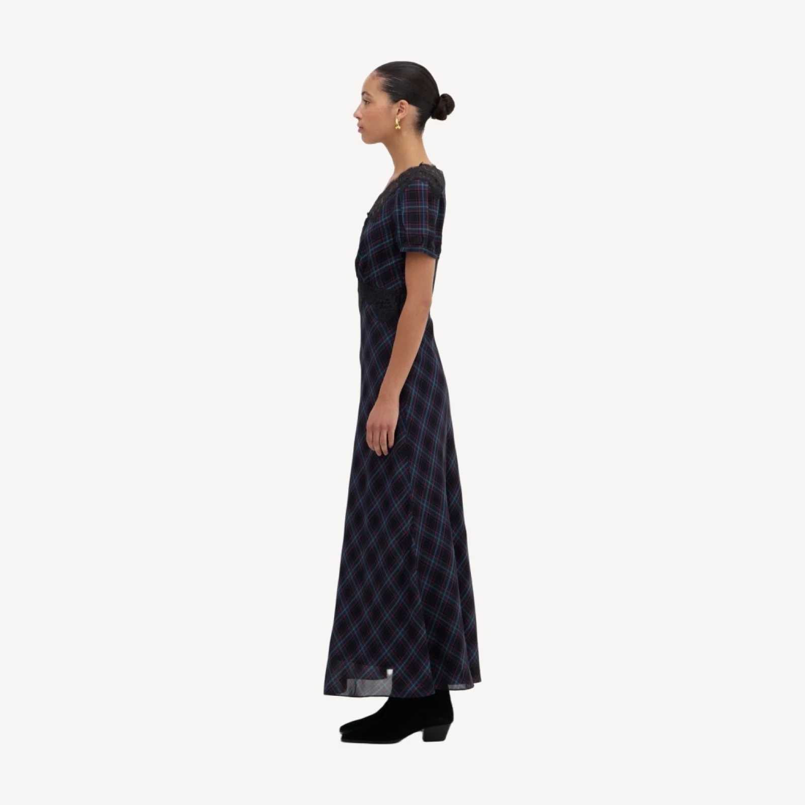 The Oakley Dress - Jewel Tartan