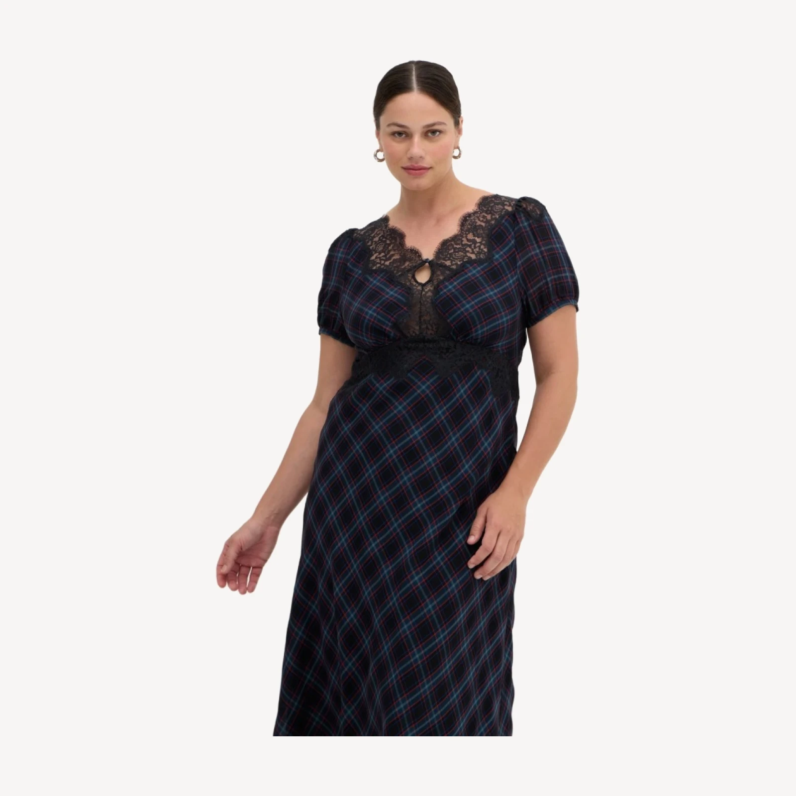 The Oakley Dress - Jewel Tartan