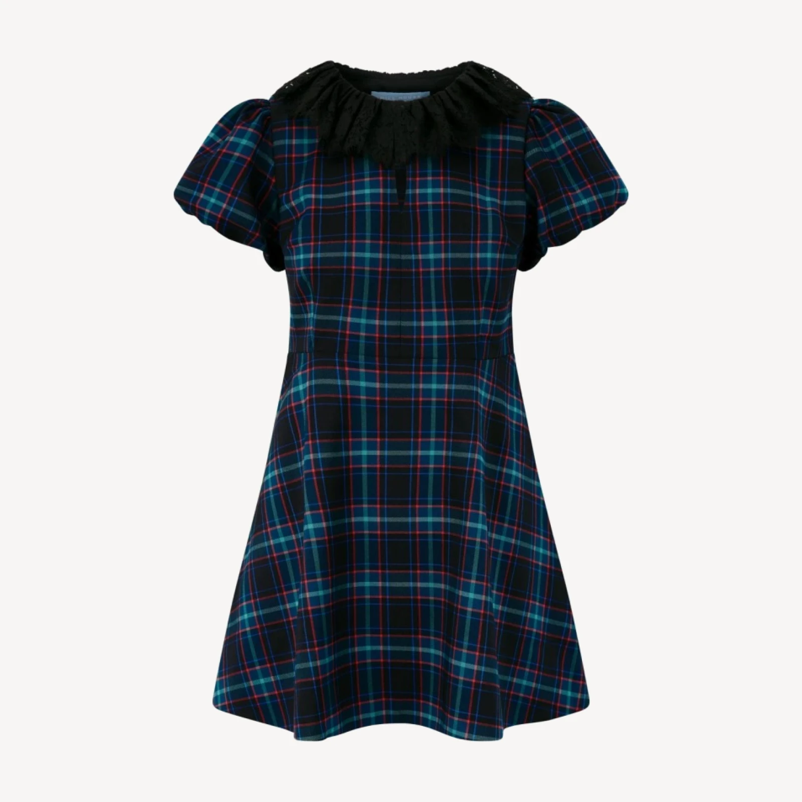 The Antoinette Dress - Jewel Tartan