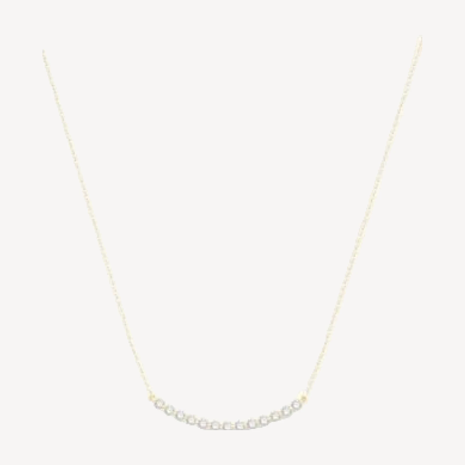 Bloomingdale's Fine Collection Diamond Curved Bar Necklace in 14K Yellow Gold, 0.75 tcw