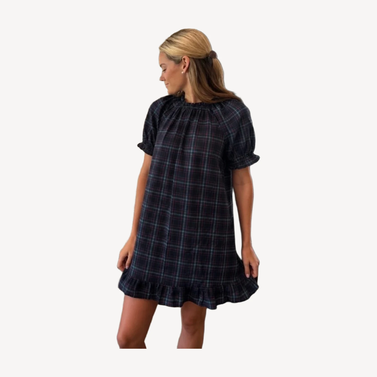 The Katherine Nap Dress - Jewel Tartan