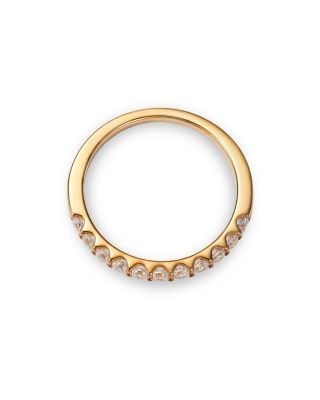 Bloomingdale's Fine Collection Round Cut Certified Diamond Band in 14K Yellow Gold, 0.50 tcw