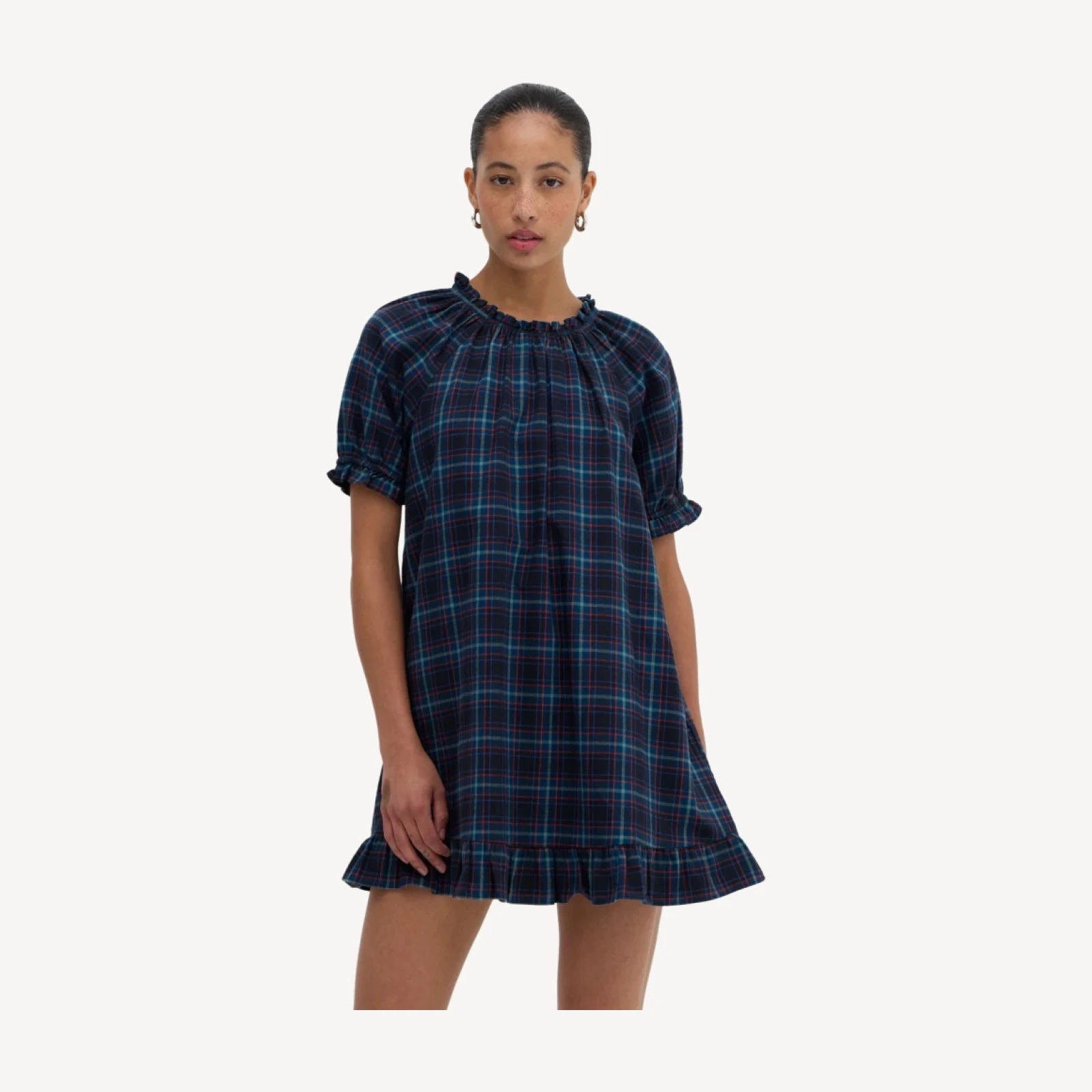 The Katherine Nap Dress - Jewel Tartan