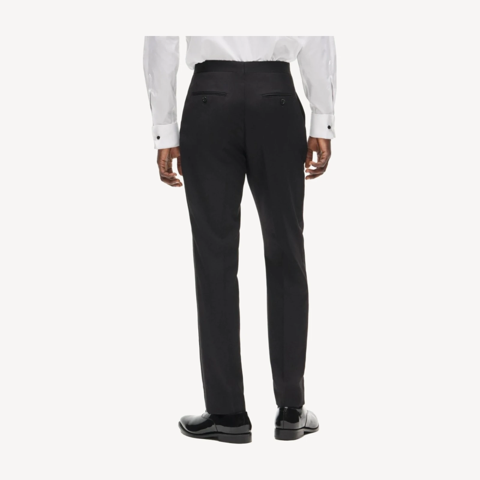Crosby Classic-fit tuxedo pant in Italian wool