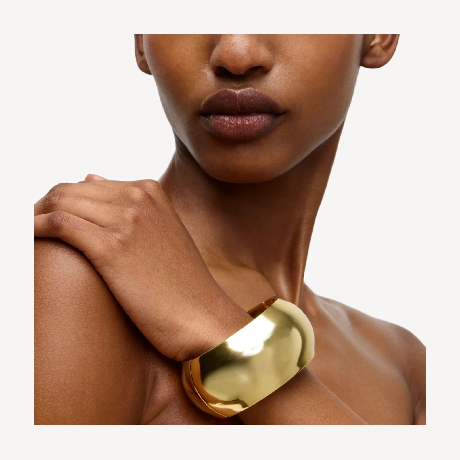 Sculptural hinge bracelet