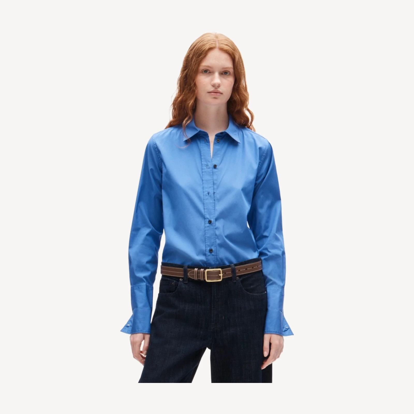 Jules classic-fit button-up shirt in Greenwich poplin