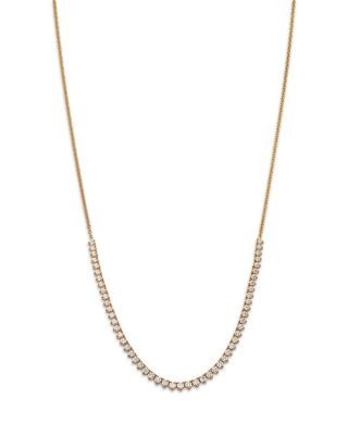 Bloomingdale's Fine Collection Diamond Tennis Necklace in 14K Yellow Gold, 2.0 tcw