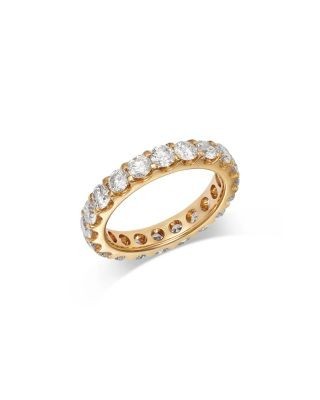 Bloomingdale's Fine Collection Luxe Collection Certified Lab Grown Diamond Eternity Band in 18K Gold, 3.0 tcw
