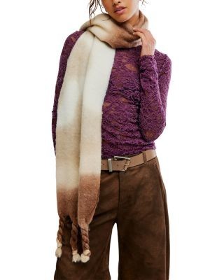Free People Winter Days Cotton Blend Blanket Scarf