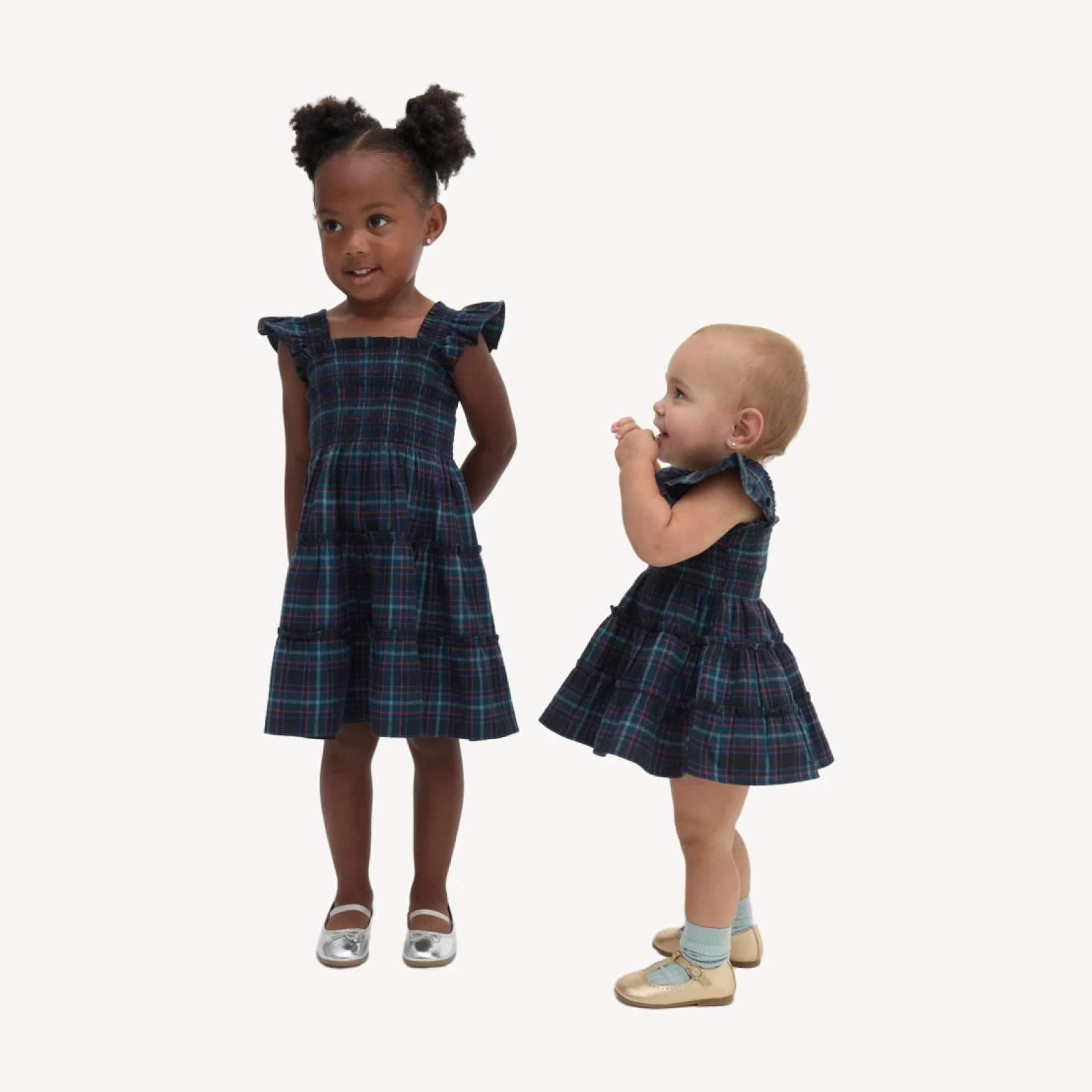 The Baby Ellie Nap Dress - Jewel Tartan