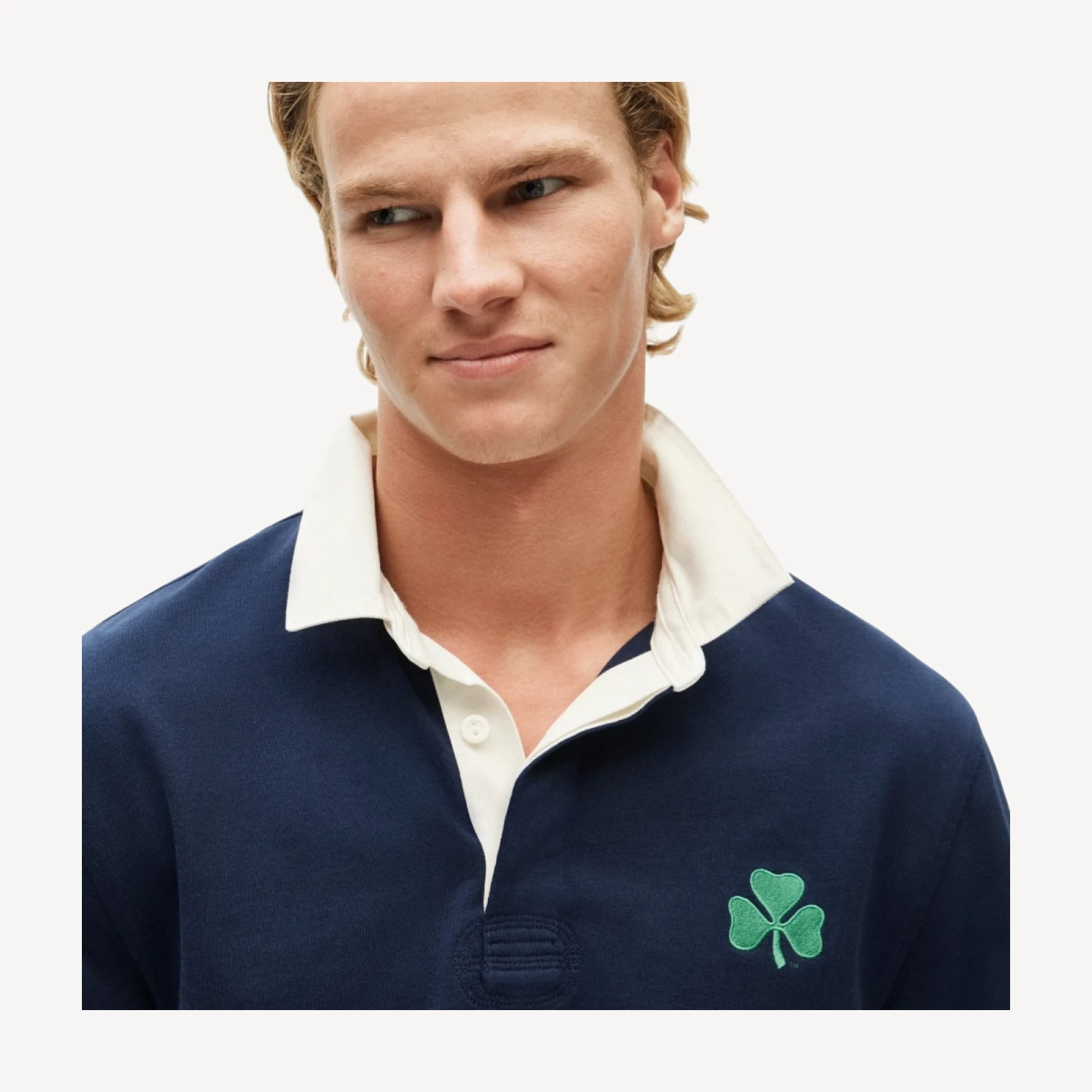 '47 x J.Crew Notre Dame rugby shirt