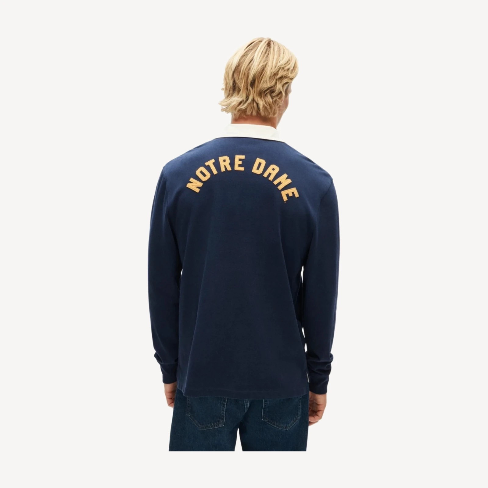 '47 x J.Crew Notre Dame rugby shirt
