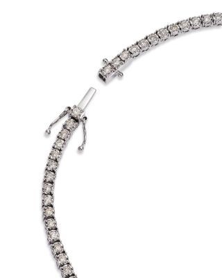 Bloomingdale's Fine Collection Diamond Classic Tennis Necklace in 14K White Gold, 3.0 ct. t. w