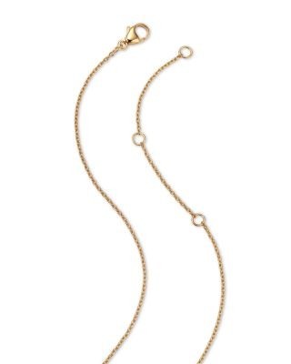 Bloomingdale's Fine Collection Diamond Emerald Cut Halo Pendant Necklace in 14K Yellow Gold, 0.60 tcw