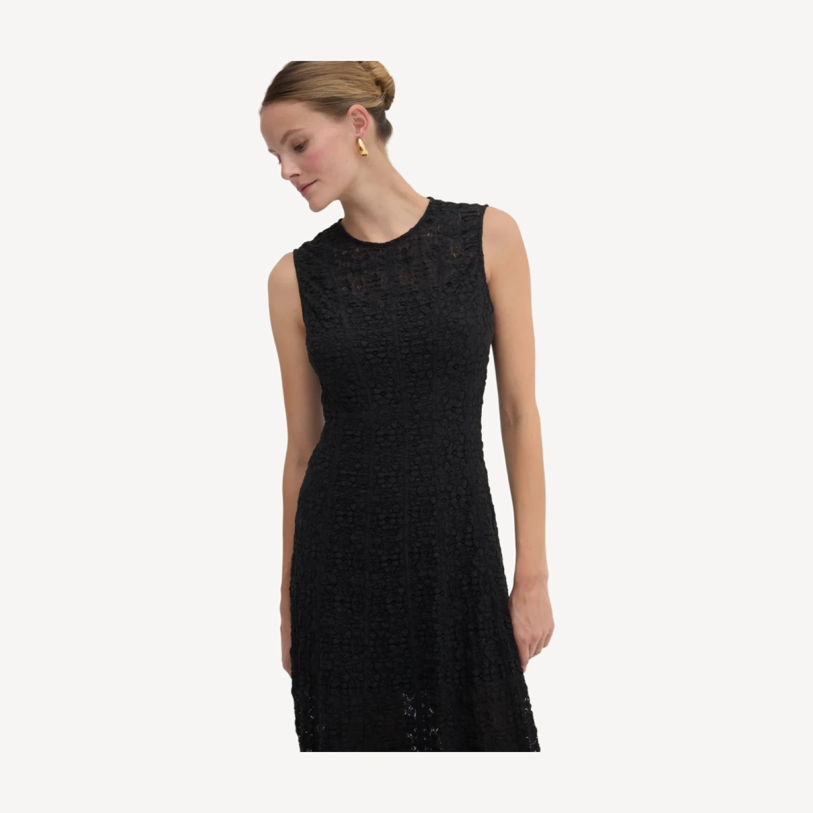 The Leanne Dress - Black Stretch Lace
