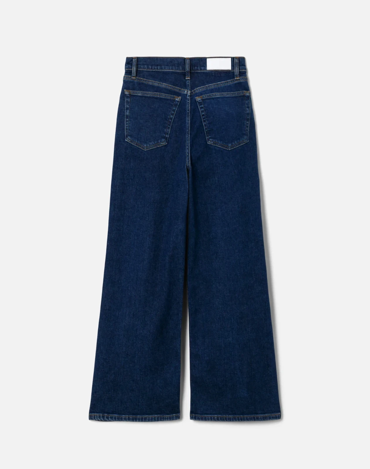 Comfort Stretch High Rise Wide Leg Crop - Heritage Rinse